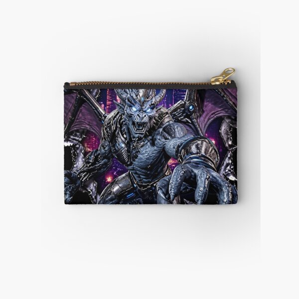Item preview, Cybernetic Gargoyle King 3D Torn Metal Graphic designed and sold by LazyDayzCo.