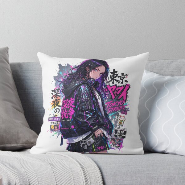 Item preview, Tokyo Night Girl – Neon Japanese Streetwear designed and sold by RH Design Lab.