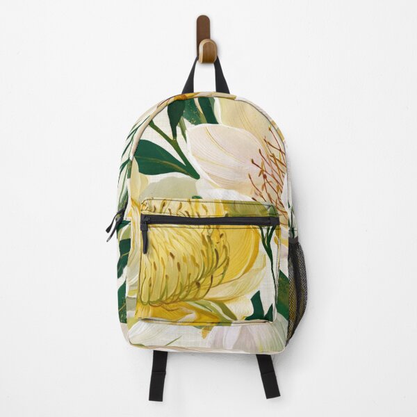 Item preview, Golden Protea and Ivory Botanical Pattern designed and sold by haleymaree.