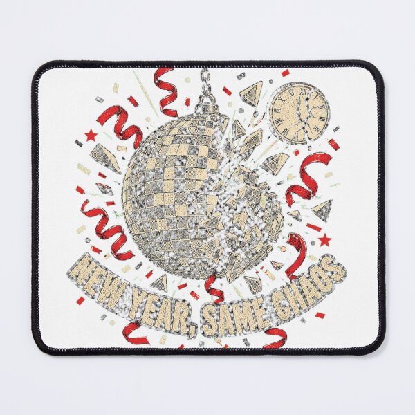 Item preview, New Year, Same Chaos Funny 2027 Sarcastic Shirt designed and sold by RokomariFabric.