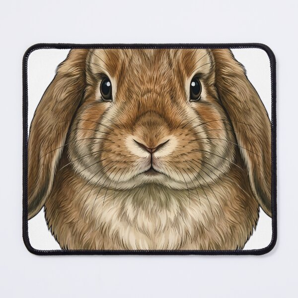 Item preview, Vintage Naturalist Holland Lop Rabbit Portrait — Antique Rabbit Breed Art designed and sold by Catch333.