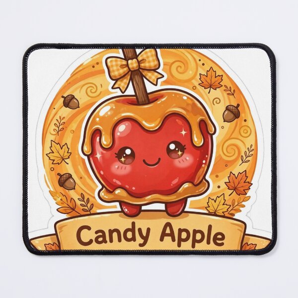 Item preview, Candy Apple Name Banner Showcase Sticker - Halloween designed and sold by Lesley D.