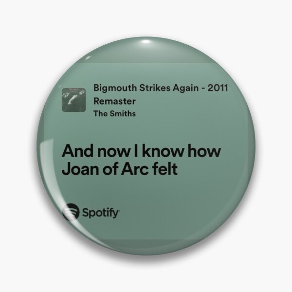 Item preview, bigmouth strikes again - the smiths lyrics designed and sold by WaltzOnVenus.