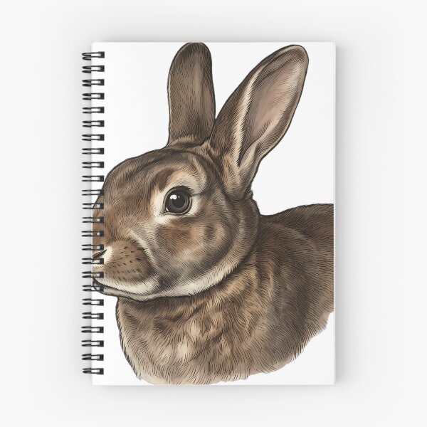 Item preview, Vintage Naturalist Rex Rabbit Portrait — Antique Rabbit Breed Art designed and sold by Catch333.