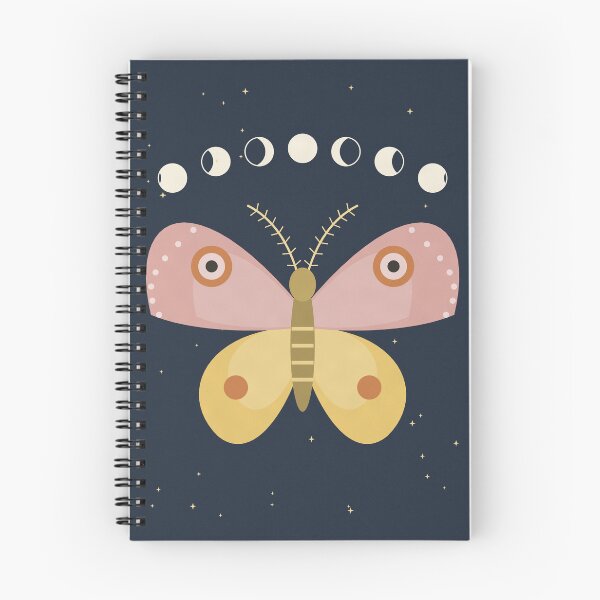 Item preview, Folk Moth Under the Moon Phases designed and sold by ChromaLens.