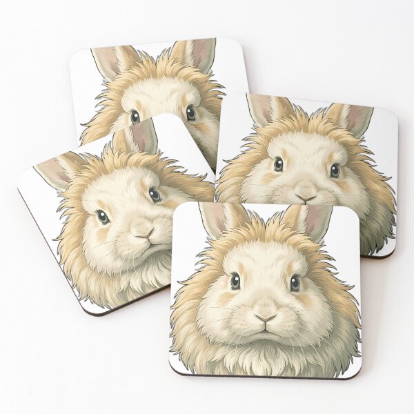 Item preview, Vintage Naturalist Lionhead Rabbit Portrait — Antique Rabbit Breed Art designed and sold by Catch333.