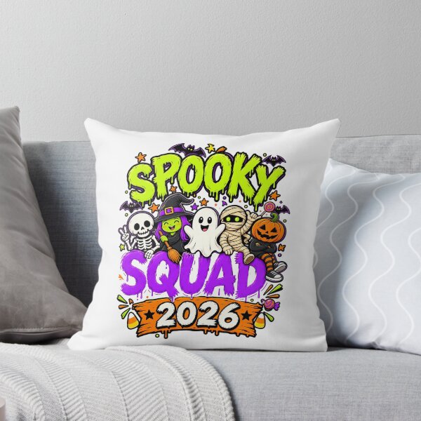 Item preview, Spooky Squad 2026 Funny Matching Halloween Group Costume Performance T-Shirt designed and sold by gidget-gadget.