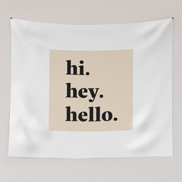 Item preview, hi hey hello designed and sold by Love Joy.