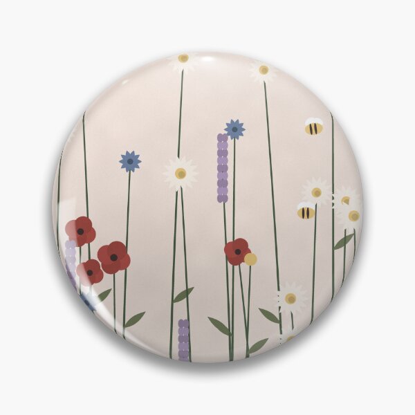 Item preview, Cornflower and Lavender Wildflower Meadow designed and sold by ChromaLens.