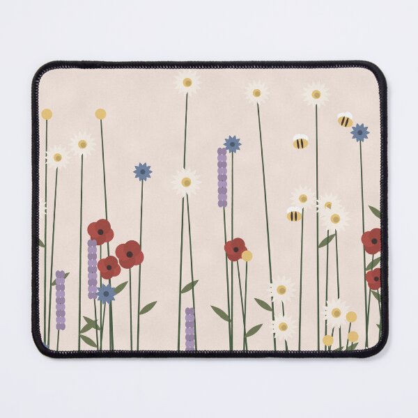 Item preview, Cornflower and Lavender Wildflower Meadow designed and sold by ChromaLens.