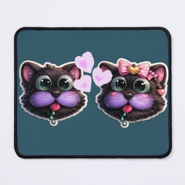 Item preview, Cute little kittens in love designed and sold by NB-Artmagic.