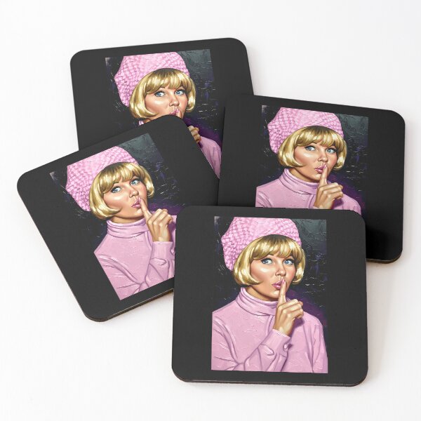 Item preview,  Doris Day - Pink  Pop Art Shush Portrait designed and sold by Baby Design229.