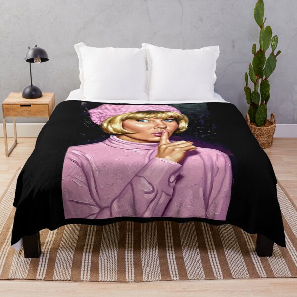 Item preview,  Doris Day - Pink  Pop Art Shush Portrait designed and sold by Baby Design229.