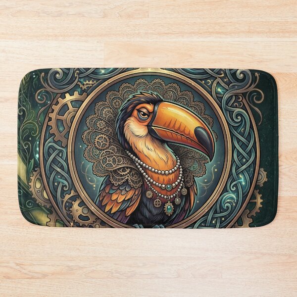 Item preview, The Emerald Gentleman – Celtic Steampunk Toucan designed and sold by nicky2342.