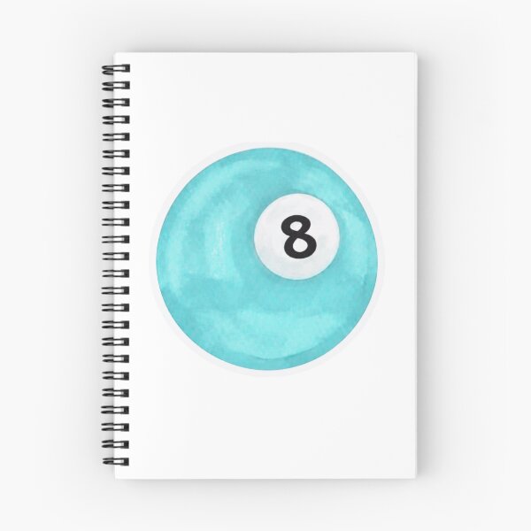 Item preview, Teal 8 Ball Summer Retro Aesthetic Print designed and sold by bellasaint.