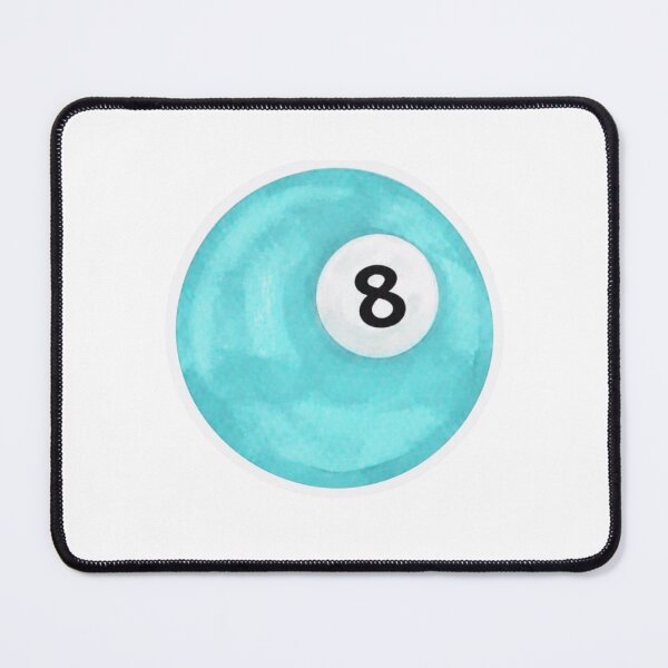 Item preview, Teal 8 Ball Summer Retro Aesthetic Print designed and sold by bellasaint.