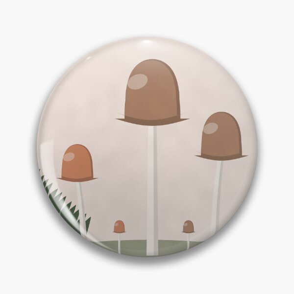 Item preview, Rosy Bonnet Mushroom Vintage Botanical Plate designed and sold by ChromaLens.