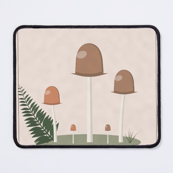 Item preview, Rosy Bonnet Mushroom Vintage Botanical Plate designed and sold by ChromaLens.
