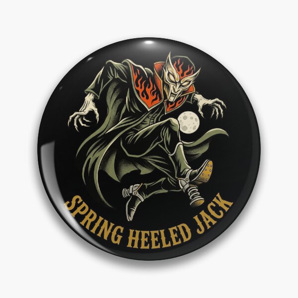Item preview, Spring Heeled Jack Tattoo Flash designed and sold by Fictional Ink Society.