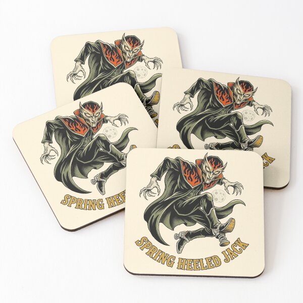 Item preview, Spring Heeled Jack Tattoo Flash designed and sold by Fictional Ink Society.