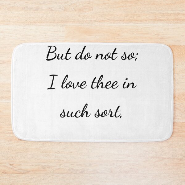 Item preview, “But do not so; I love thee in such sort,” - handwriting black designed and sold by ariksworld.