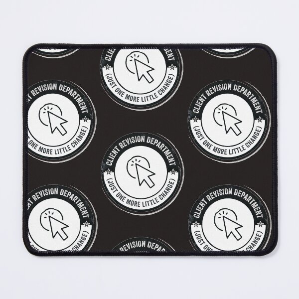 Item preview, Client Revision Department - Just One More Little Change Funny Designer Sticker designed and sold by IbericoStudio.