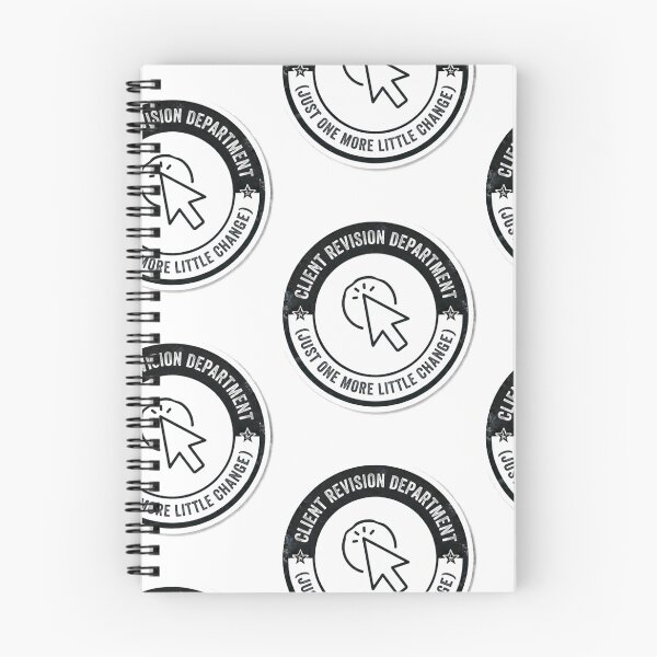 Item preview, Client Revision Department - Just One More Little Change Funny Designer Sticker designed and sold by IbericoStudio.