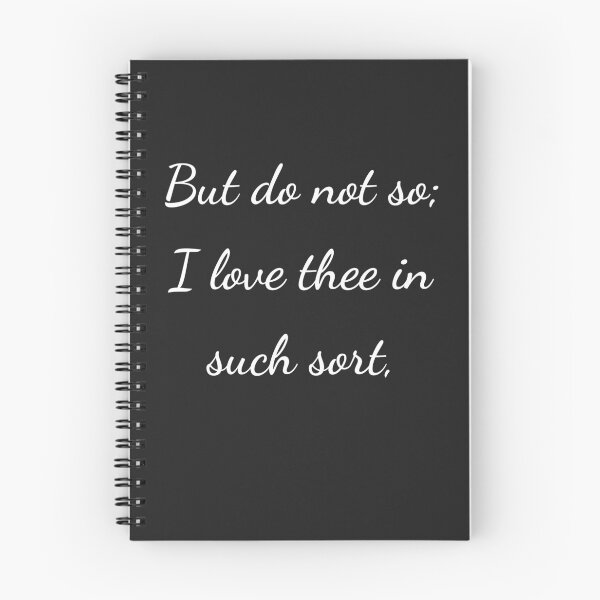 Item preview, “But do not so; I love thee in such sort,” - handwriting white designed and sold by ariksworld.