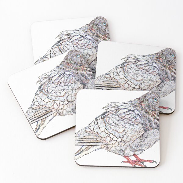 Item preview, Animals Through Lines No. 02 – The Curious Pigeon designed and sold by Tancoco.
