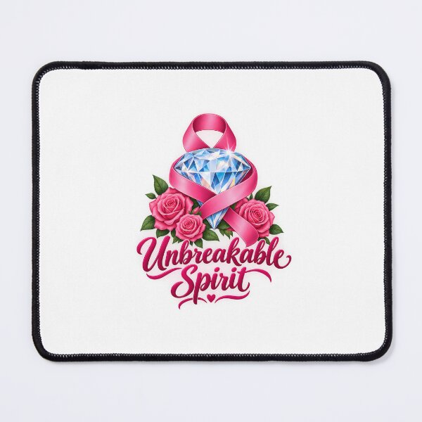 Item preview, Unbreakable Spirit Diamond Ribbon Cancer Survivor designed and sold by UniversPlant | Blooming with Hope.