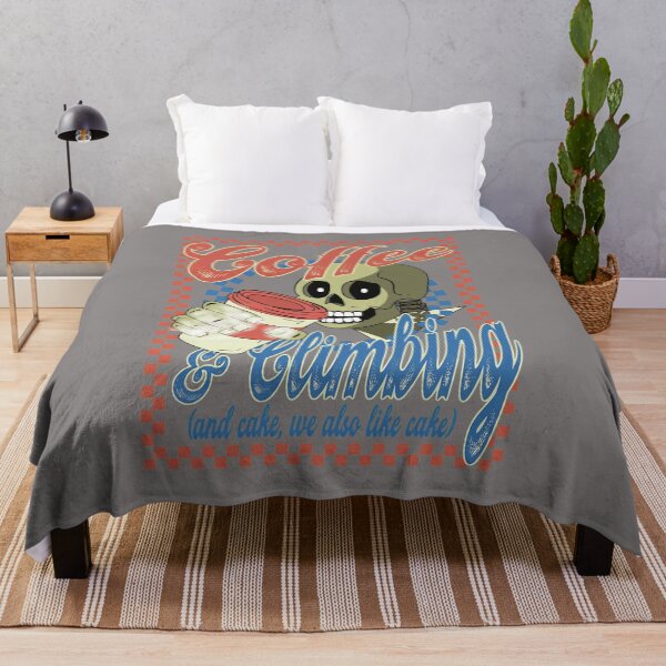 Item preview, Coffee & Climbing Skeleton Retro Design-12 designed and sold by BurcGeorgikeas.