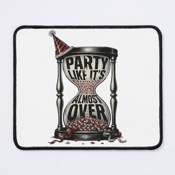 Item preview, Party Like It's Almost Over Funny NYE Shirt designed and sold by RokomariFabric.
