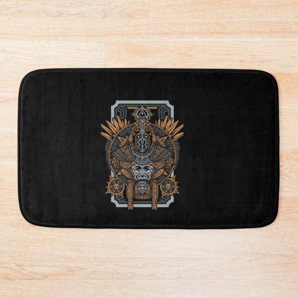 Item preview, Ancient Tribal Mask Aztec Warrior Culture Art designed and sold by DuangpornShea.