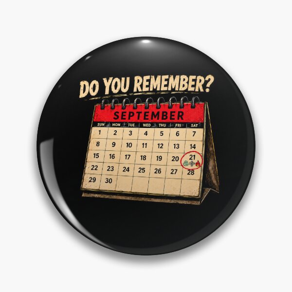 Item preview, Do You Remember Funny September 21 Calendar Music designed and sold by unicorns-art.