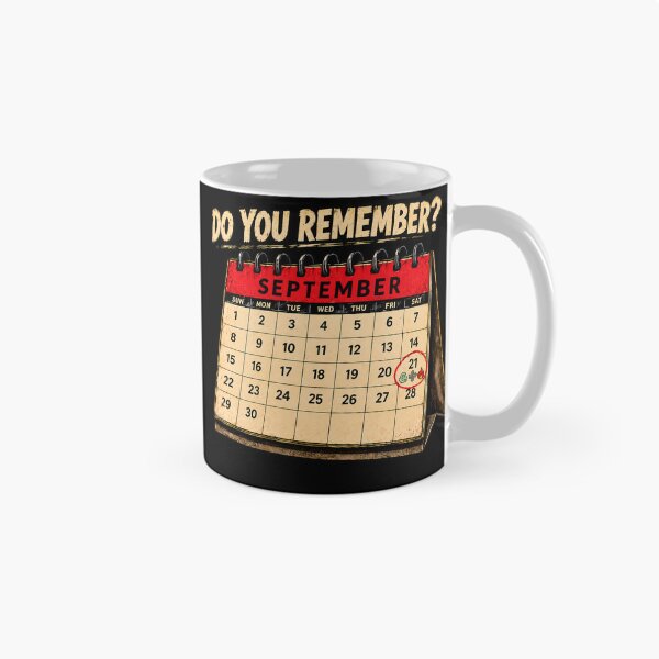 Item preview, Do You Remember Funny September 21 Calendar Music designed and sold by unicorns-art.