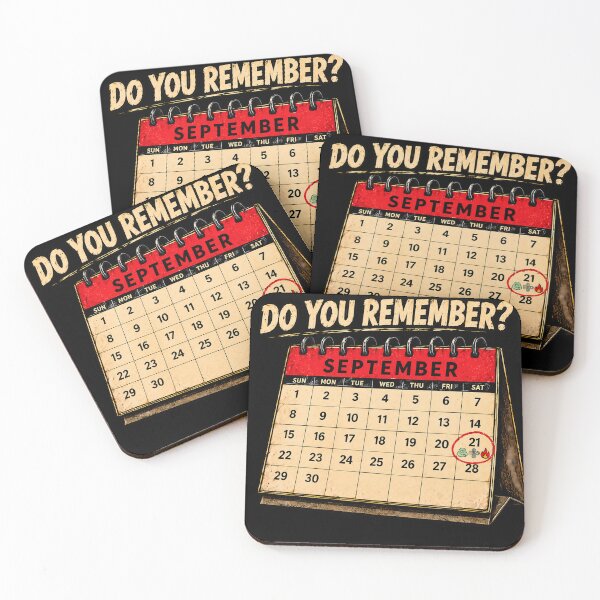 Item preview, Do You Remember Funny September 21 Calendar Music designed and sold by unicorns-art.