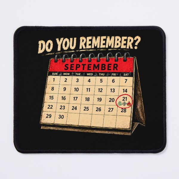 Item preview, Do You Remember Funny September 21 Calendar Music designed and sold by unicorns-art.