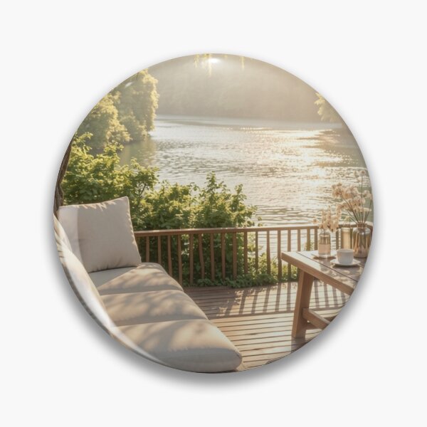Item preview, Willow Lake Sanctuary - Morning Waterside Retreat designed and sold by nhk999.