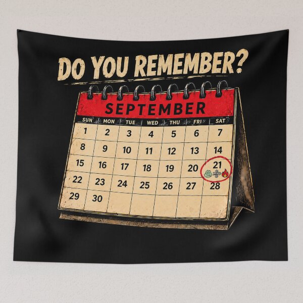 Item preview, Do You Remember Funny September 21 Calendar Music designed and sold by unicorns-art.