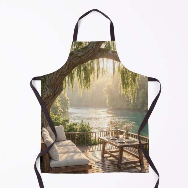Item preview, Willow Lake Sanctuary - Morning Waterside Retreat designed and sold by nhk999.