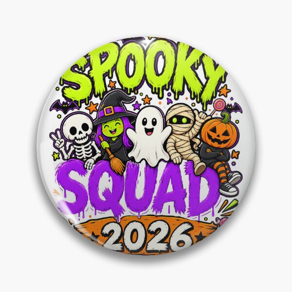 Item preview, Spooky Squad 2026 Funny Matching Halloween Group Costume Performance T-Shirt designed and sold by gidget-gadget.