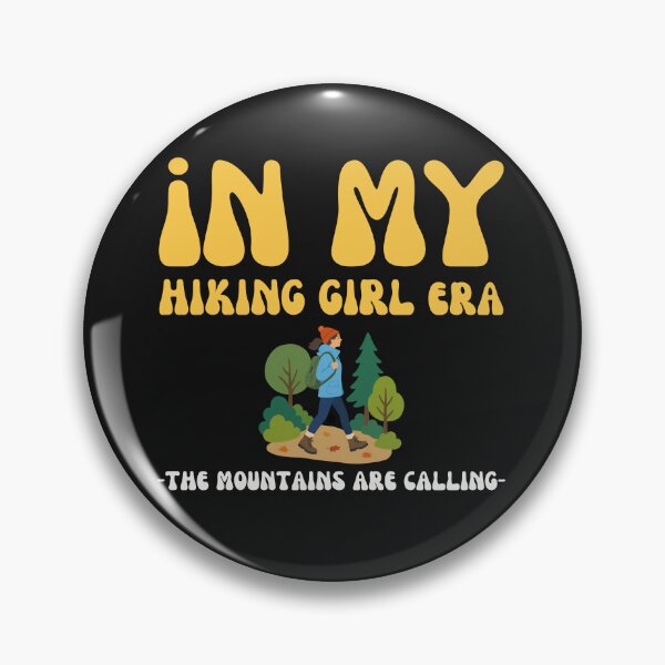 Item preview, Groovy In My Hiking Girl Era Mountains Are Calling designed and sold by mumchaosdesigns.