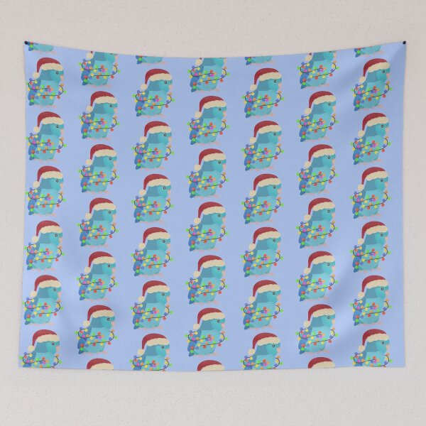 Item preview, Blue Parrotlet Parrot Christmas Illustration designed and sold by FandomizedRose.