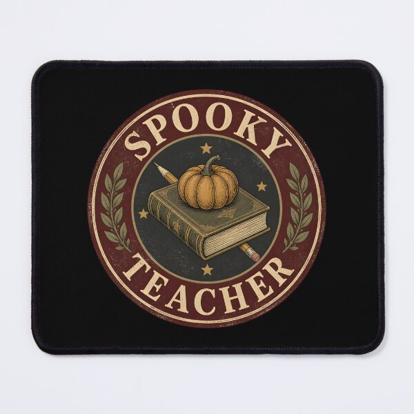 Item preview, Spooky Teacher Seal Vintage School Crest Halloween designed and sold by KristenosNehk.