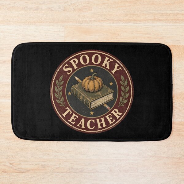 Item preview, Spooky Teacher Seal Vintage School Crest Halloween designed and sold by KristenosNehk.
