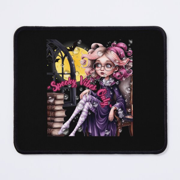 Item preview, Spooky Cute Pastel Gothic Girl Reading Book designed and sold by DuangpornShea.