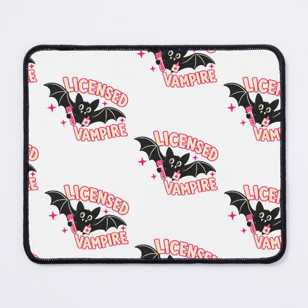 Item preview, Licensed Vampire Cute Phlebotomist Bat Phlebotomy Nurse Blood Tech Humor Art designed and sold by gamoreRony.