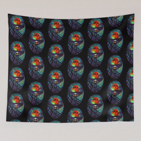 Item preview, Spooky Skeleton Scream Expressionist Moon Art designed and sold by DuangpornShea.
