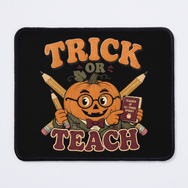 Item preview, Trick Or Teach Vintage Retro Spooky Teacher designed and sold by KristenosNehk.