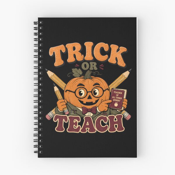 Item preview, Trick Or Teach Vintage Retro Spooky Teacher designed and sold by KristenosNehk.